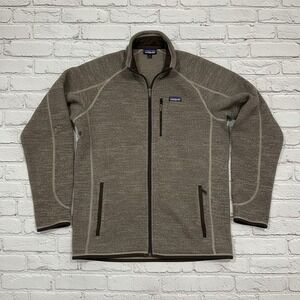 Patagonia Men's Better Sweater Full Zip Fleece Pullover Gray XL Brown Outdoor...